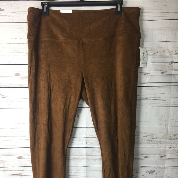 Style Co Faux-Suede Comfort-W Saddle Leggings - Picture 2 of 5